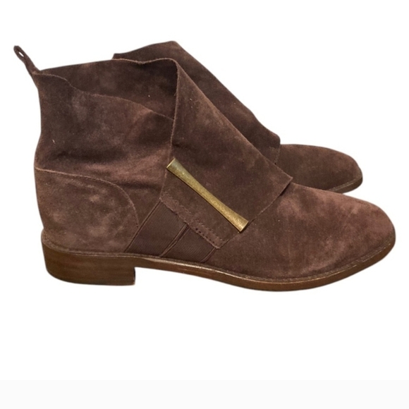 Johnston & Murphy Ankle Boots Womens Size 6.5 Suede Ankle - Picture 1 of 7